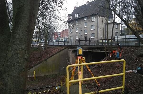  Laserscan von oben Brücke Bielefelder Straße Herne 