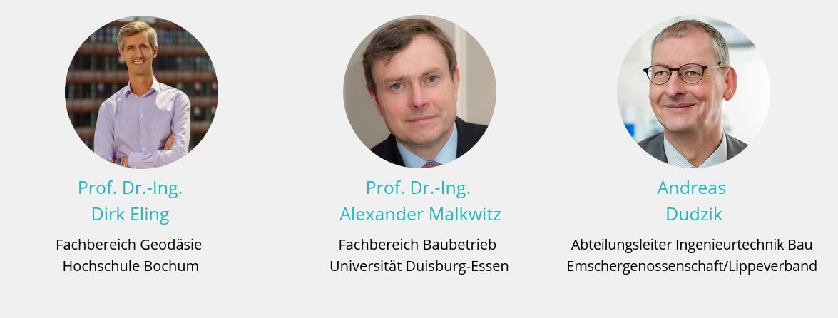 Referenten BIM.Ruhr Redner der Online-Auftaktveranstaltung von BIM.Ruhr